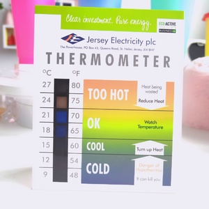 Thermomètres à bande LCD pour intérieur, très vendus, usage courant, 9-27°C, 48-80°F - Product Image 4