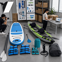 Kit de planche à pagaie gonflable familiale, kit de camping aquatique, vente en gros