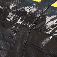 Sacs fourre-tout réutilisables en polypropylène Sac à provisions PP tissé imperméable et écologique Sac PP tissé laminé recyclable avec vêtement