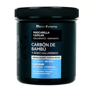 ธาเดอร์ ฟาร์มา บอดี้ ครีม มาส์ก แบมบู ชาร์โคล ไฮยาลูโรนิค แอซิด สำหรับผมมัน ปลายผมแห้ง ช่วยปรับสมดุลและเพิ่มความชุ่มชื้น - Product Image 2
