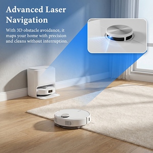 เครื่องดูดฝุ่นหุ่นยนต์อัจฉริยะ 3500Pa มอเตอร์ไร้แปรงถ่านแรงดูดสูง ปรับได้ 3 โหมด กำจัดฝุ่นอัตโนมัติ ชาร์จเองได้ - Product Image 5