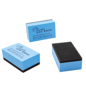 <span class=keywords><strong>Éponge</strong></span> bleue de haute qualité de lavage de pneu de voiture d'impression de polissage de revêtement de voiture de personnalisation - Product Image 3