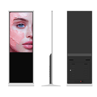 49-Zoll-Standwerbe-Player mit LCD/LCD-Displays für Digital Signage-Boards in verschiedenen Einstellungen