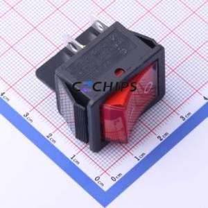 RS606-201N011CRB Rocker Switch Through hole Component (THT) Switch 30.5mm 25.5mm 20mm Concave Bend - Product Image 1