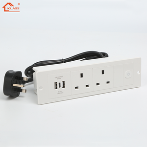उच्च गुणवत्ता 2 तरह सॉकेट + 3usb/15w (2a + 1c) + स्विच + रिक्त कार्यालय डेस्क एम्बेडेड सॉकेट हाउस टेबल पावर के लिए - Product Image 2