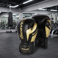 Gants de boxe fabriqués par le fabricant, logo personnalisé, couleur cuir PU, gants de boxe d'entraînement, gants de boxe