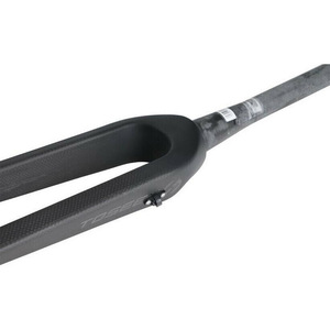 Fourche rigide en carbone conique <span class=keywords><strong>Toseek</strong></span> pour VTT 26''27.5''<span class=keywords><strong>29</strong></span>'' Fourche rigide de vélo noire Fourche de vélo - Product Image 2
