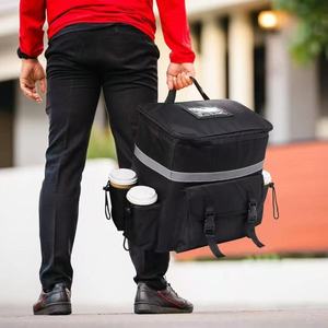 Mochila térmica reutilizable BYG para entrega de pizza, con aislamiento, de tela Oxford, con portavasos, para <span class=keywords><strong>Uber</strong></span> Eats, camping, playa, Doordash - Product Image 3
