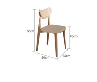 Table à manger moderne en bois couleur crème simple Plaque de roche en bois massif Rectangulaire Petit mobilier de maison Salon