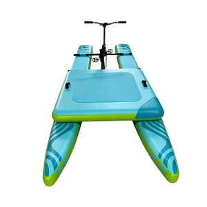 Bicicleta Acuática Inflable con Pedales, Flotador de PVC para Juegos Acuáticos en Interiores y Exteriores, Pontón para Lago, Río o Piscina - Product Image 1