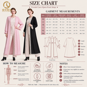 Kimono Elegante Turco OEM con Cintura e Motivo a Righe, Abaya Personalizzata Dubai con Apertura Frontale, Cardigan Lungo Islamico Modesto per Donne - Product Image 4