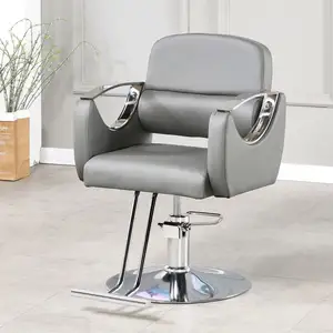 Beauty Salon Equipment Furniture Sets Hairdressing Stylist Stations Makeup Gray Chair Pour Salon Coiffure