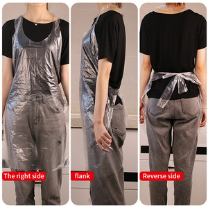 Tùy chỉnh dùng một lần Tạp dề mảnh duy nhất cá nhân bao bì PE Chất liệu Nhà Bếp Nấu Ăn Nhà Hàng takeout có thể in logo - Product Image 3