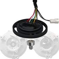 Capteur magnétique sans axe à conception de disque ultra-mince avec pointe magnétique, résolution 4096 pour moteur synchrone à aimant permanent