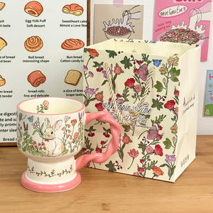 Mug en céramique Dragon Pavilion 301-400ml avec cuillère, design animalier de dessin animé, pour cadeau et usage quotidien - Product Image 2