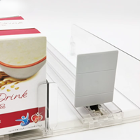 Poussoir acrylique d'étagère de merchandising pour la cigarette avec le diviseur