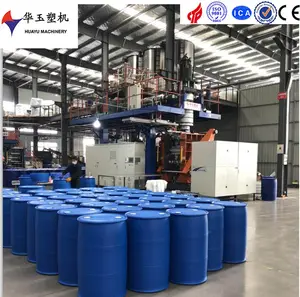 Huayu 120l 200liter 220liter Hdpe Barrel Extrusion Blow Molding Machine