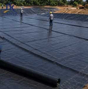 Geomembrana Impermeable de HDPE para Estanques, Revestimiento Liso de HDPE para Tanques de Riego y Embalses, Geomembrana Antierosión - Product Image 1