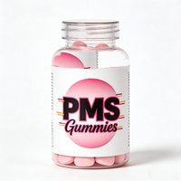 Gummies OEM à Marque Blanche pour le Soulagement des Règles, Équilibre Hormonal, SPM, Soulagement des Douleurs Menstruelles Féminines, Suppléments SPM