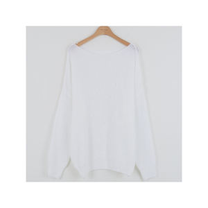 La mejor opción de ropa de punto delgado y los mejores descuentos Ropa de ajuste holgado Morty cuello de barco de punto ajustado - Product Image 2