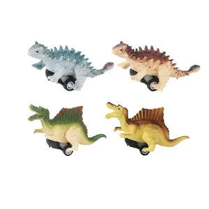 EPT 2 Colors Mixed 4 Inch Pull Back Spinosaurus Dinosaur Cars Car Playmobil Dino Toys Cheap Boys Toddlers Dinasours For Kids