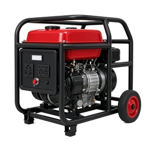 <span class=keywords><strong>ewo</strong></span> 6.5KVA Benzinli Jeneratör Açık Şasi Elektrikli Marş El Marşı Tekerlekli 220V 50Hz Afrika için Yedek Güç Kaynağı - Product Image 3