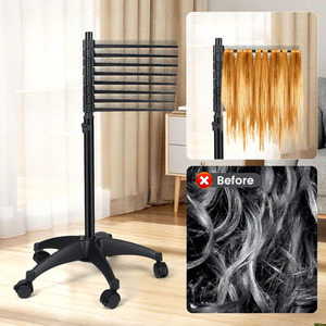 Z Hot Selling Braiding Hair Rack 216 <b>Pegs</b> 360° Rotatable with Wheels Movable Hair Extension <b>Holder</b> for Salon & Beauty School - Product Image 1