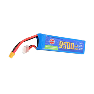 พร้อมตัวอย่างแบตเตอรี่ RC Lipo 9500mAh 22.2V 65C สำหรับโดรนแนวตั้งขึ้น-ลง/โดรนลงจอด/โดรนเดี่ยวและหลายโรเตอร์ - Product Image 6