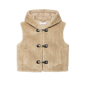 <span class=keywords><strong>Gilet</strong></span> à <span class=keywords><strong>capuche</strong></span> en <span class=keywords><strong>fausse</strong></span> <span class=keywords><strong>fourrure</strong></span> pour femmes personnalisé <span class=keywords><strong>avec</strong></span> poches, manteau <span class=keywords><strong>sans</strong></span> manches doublé en peluche, <span class=keywords><strong>gilet</strong></span> décontracté d'hiver, vêtements d'extérieur en gros directement en usine - Product Image 1