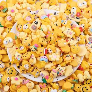 100 pièces dessin animé couleur série aléatoire mixte résine charme pour bricolage accessoires décoratifs - Product Image 4