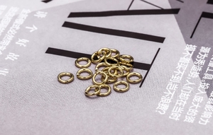 Hot Sale Premium Open Jump <strong>Rings</strong> 14K-18K Gold Plated Keychain Jewelry Findings with Open Jump <strong>Rings</strong> - Product Image 3