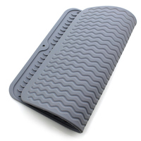 Tapis de cuisine pliable en caoutchouc de silicone 40*30*0.4cm, tapis et tampons enroulables à séchage rapide et résistants, vente en gros