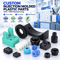Parti in Plastica Stampate a Iniezione Personalizzate OEM Ingranaggi e Blocchi in Plastica Multicolore per Macchinari Industriali