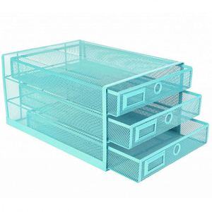 Organizador de Escritorio de Metal de 3 Niveles de Alta Calidad para Oficina, Bandeja para Archivos - Product Image 2