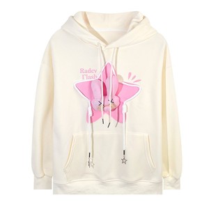 Felpa con Cappuccio da Donna Stile Streetwear Americano 2026, Nuova Moda Autunno-Inverno, Top Spesso e Oversize con Stampa - Product Image 6