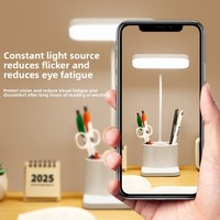 Lampe de bureau LED Senya-Pro en forme d'arc, avec strass, lumière demi-lune pour manucure, cils, tatouage, salon de beauté, portable et rechargeable