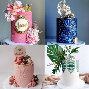 Pochoirs de décoration de gâteaux personnalisés <span class=keywords><strong>AK</strong></span> Mermaid, moules en plastique, pochoirs pour glaçage royal, pochoirs pour aérographe, pochoirs de dessin artistique - Product Image 5
