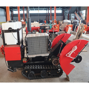 Concrete Cutter Track Mounted Diesel <b>Powered</b> Fully Hydraulic System For Road Cutting And Concrete <b>Sawing</b> - Product Image 5