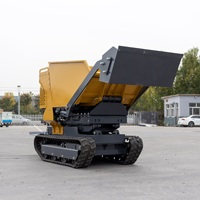 Kostenloser Versand Mini-Raupendumper Multifunktionaler Ketten-Minidumper 500kg 800KG Mini-Transporter Muldenkipper für Bauarbeiten