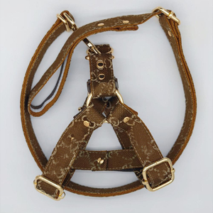 犬の首輪防水犬の首輪デザイナーペット犬のハーネス鎖と首輪 - Product Image 1