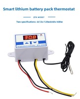 Régulateur de température de température de haute précision ZFX-W3007 contrôleur d'affichage à LED numérique pour batterie au Lithium 12V 60V capteur 1m