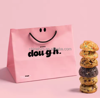Emballage en carton pliable biodégradable personnalisé en gros pour gâteaux, biscuits, cookies, beignets avec logo