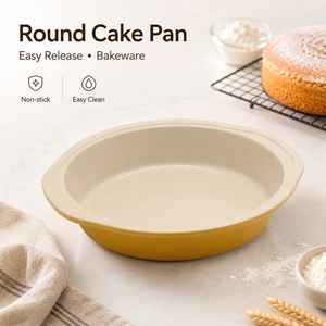 Molde Redondo Antiadherente <span class=keywords><strong>para</strong></span> Hornear, Molde Versátil <span class=keywords><strong>para</strong></span> Pastel de Queso y Tarta - Product Image 1