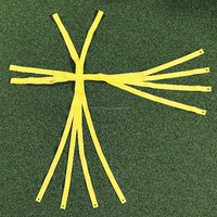 SwingPerfect Golf Putting Chipping 9 Zona Tic Tac Toe Target Grid 1.5m PVC Alat Bantu Latihan Kontrol Jarak Set Latihan