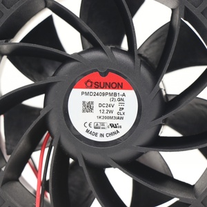 Ventilateur axial de refroidissement pour armoire et onduleur SUNON PMD2409PMB1-A (2).GN, en plastique, 92x92x38mm, 24VDC, 510mA, 12.2W, 4900RPM, 106.3CFM - Product Image 6