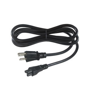 US Power Cord NEMA 1-15P to C5, Cloverleaf Laptop Power Cable, 2 Pin US <b>Plug</b> AC Cable for Notebook <b>Adapter</b> - Product Image 6