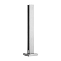 304 acier inoxydable fente colonne verre sans poinçon escalier main courante balcon garde-corps 12mm d'épaisseur moderne extérieur balustrade rampes