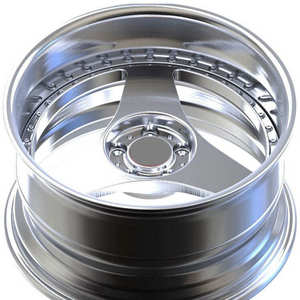 Cerchi Forgiati Personalizzati a 2 Pezzi, Ruote Auto a 3 Razze, Cerchi da 22 24 26 28 Pollici, Ruote in Lega Forgiata per Auto Passeggeri per Volkswagen Golf - Product Image 2