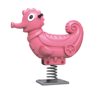 ม้าโยกสปริงสำหรับเด็ก ใช้ได้ทั้งภายนอก/ภายในอาคาร ผลิตจากพลาสติกและโลหะ ทนทาน เหมาะสำหรับใช้ในโรงเรียน บ้าน หรือห้างสรรพสินค้า - Product Image 5