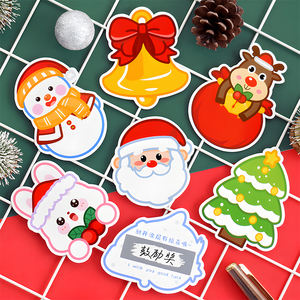 Tarjeta de felicitación de Navidad de seda china Dibujos animados creativos Boleto de lotería comercial Tarjeta de rascar Impresión de papel - Product Image 6